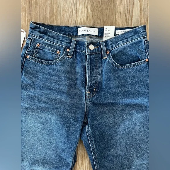 Denim Forum The '90s Mid-rise Loose Tapered Jean - Picture 4 of 10